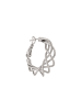 IZIA Women Latch Back Earrings in Silver