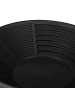 relaxdays 2 x Goldwaschpfanne in Schwarz/ Blau - (H)8 x Ø 38 cm