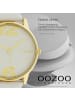 Oozoo Analog-Armbanduhr Oozoo Timepieces hellgrau groß (ca. 45mm)