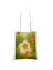 Mr. & Mrs. Panda Shopping Tasche Spiegelei Ei Design ohne Spruch in Weiß