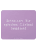 Mr. & Mrs. Panda Mouse Pad Spruch Schreiner Baumisch mit Spruch in Lavendeltraum