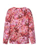 CARTOON Blusenshirt mit Raffung in Violett/Rot