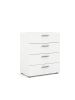 ebuy24 Kommode Petra Weiß 70 x 41 cm