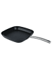 axentia Grillpfanne Blackline, ca. 28 x 28 x 4 cm, geschmiedet