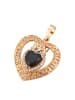 faina Women Pendant in Rose Gold Black