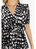 faina Damen Kleid in Schwarz Weiss