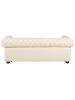 Beliani 2-tlg Chesterfield Sofa CHESTERFIELD in Beige/Braun