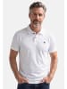 Lerros Poloshirt Basic in Weiß / dunkelblau