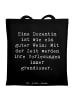 Mr. & Mrs. Panda Shopping Tasche Spruch Dozentin Genuss mit Spruch in Schwarz