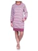 NORMANN Frottee langarm Nachthemd Bündchen - 82110 in beere