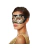 tectake Elegante Halbmaske in Einheitsgröße, schwarz