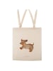 Mr. & Mrs. Panda Uni Tasche Hund Dackel ohne Spruch in Creme