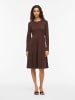 Vila Pulloverkleid in Coffee Bean