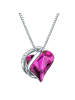 Rafaela Donata Halskette Herz aus Sterling Silber mit Kristallen von Swarovski® in amethyst