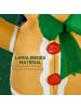 HOMCOM Aufblasbare Weihnachtsdeko-110L x 70B x 183H cm-Gelb