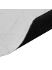 Beliani Läufer ANTERO in Grau - (W) 80 x (L) 300 cm