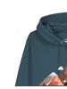 wat? Apparel Sweatshirt Mountains & Moon in Petrol