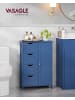 VASAGLE Badezimmerschrank Sofie in Hafenblau - (B)30 x (H)82 x (T)55 cm