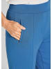 GOLDNER Stoffhose Elegante 7/8-Schlupfhose SARA in blau