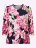 WITT WEIDEN Print-Shirt in marine-magenta-bedruckt