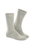 Hudson Socken Relax Cotton druckfreier Bund in Linnen