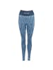 Roberto Geissini Sport Leggings Zebra Blau