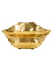 Mauro Ferretti Goldene Harzvase in Lippenform, 23 x 8 x 12 cm