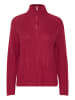 b.young Grobstrick Pullover Troyer Sweater mit Reißverschluss Kragen in Rot