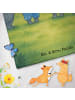 Mr. & Mrs. Panda Badehandtuch Koala Familie zwei Design mit Spruch in Grau Pastell