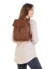 Samantha Look Rucksack echt Leder in cognac