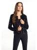 faina Damen Jacke Mit Pailletten in Blau Mehrfarbig