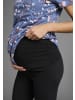 neun 9 monate Umstandsleggings in schwarz