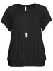 sheego T-Shirt in schwarz
