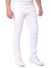 RESLAD Jeans Basic Stretch Denim in weiß