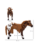 HOMCOM Reitpferd Spielpferd zum Reiten