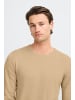 BLEND Strickpullover BHREDHILL CREW NECK KNIT NOOS in Braun