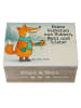Mr. & Mrs. Panda box holz Fuchs Keks Design mit Spruch in Weiß