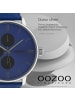 Oozoo Analog-Armbanduhr Oozoo Timepieces blau extra groß (ca. 50mm)