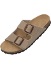 Palado Pantoletten Korfu Waxed Premium Leather in Beige