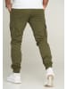 Jack & Jones Cargohose - OLLIE JJARIS CARGO PANTS in Olive Night