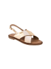 Les Tropéziennes par M Belarbi Doalisse Leder-Riemchensandalen Gold