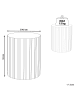 Beliani Beistelltisch DEULI in Weiß - (W) 45 x (H) 55 x (L) 45 cm