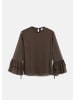comma Bluse in 8940_dunkelbraun