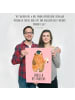 Mr. & Mrs. Panda Poster Bär Prüfung mit Spruch in Rot Pastell