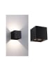 paulmann LED Akkuwandleuchte Nyara  IP44 3000K 100x104mm 2x1W Schwarz