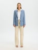 SELECTED FEMME RITA LS CLASSIC BLAZER MEL NOOS in Dusty Blue
