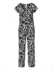 KOROSHI Kurzärmliger Overall in SCHWARZ