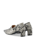 Bianco Mules in WhiteSnake