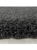 KADIMA DESIGN Teppich Hochflor Shaggy Waschbar Einfarbig SALZACH Strapazierfähig in Grau
