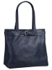 Samantha Look Shopper echt Leder in blau